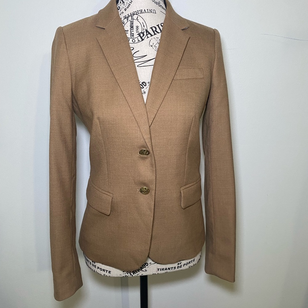 J. Crew Women's Camel Blazer